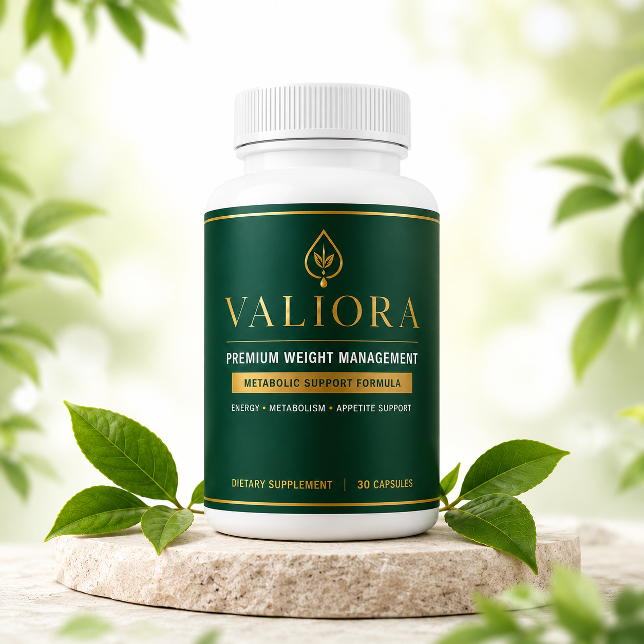 Valiora Daily Wellness and Metabolic Support Supplement
